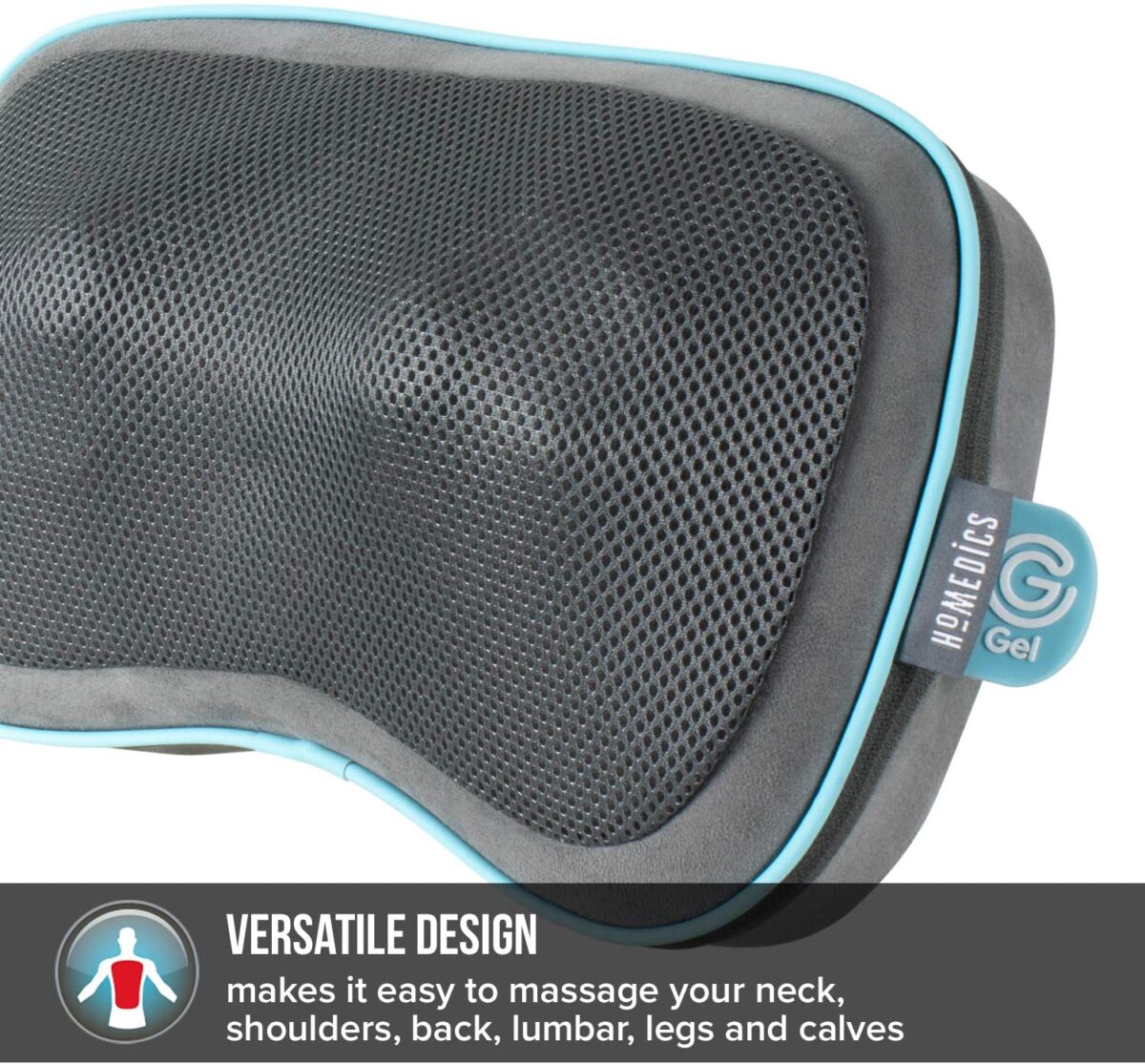 Gối massage shiatsu 3D cao cấp công nghệ GEL – Pin sạc HoMedics GST-550HRC-EU - Ảnh 6