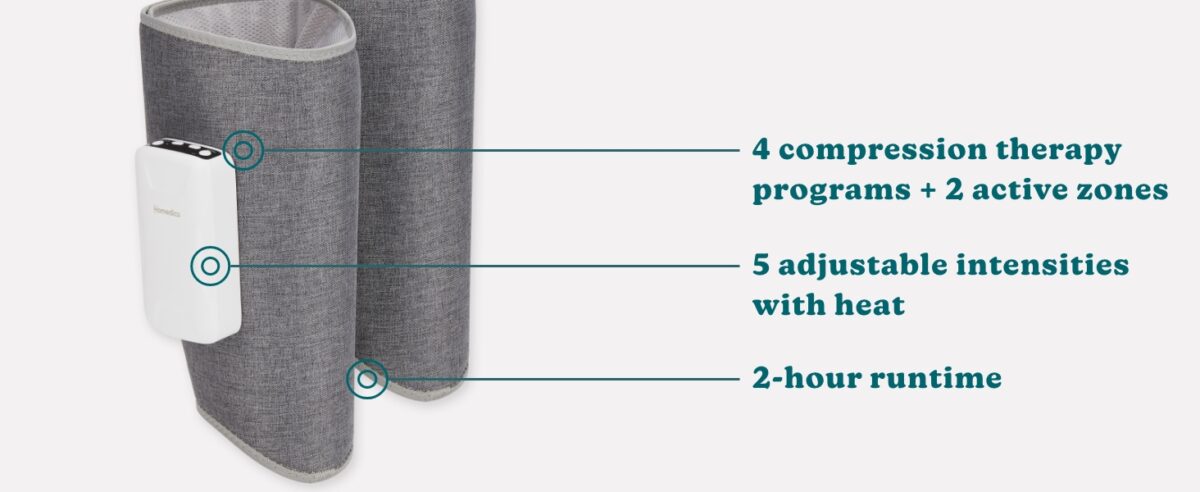 Máy massage trị liệu bắp chân công nghệ khí nén Homedics SR-110 - Ảnh 2