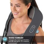 Đai massage vai cổ gáy USA công nghệ 3D Shiatsu GEL HoMedics NMS-700RCG-EU - Ảnh 5