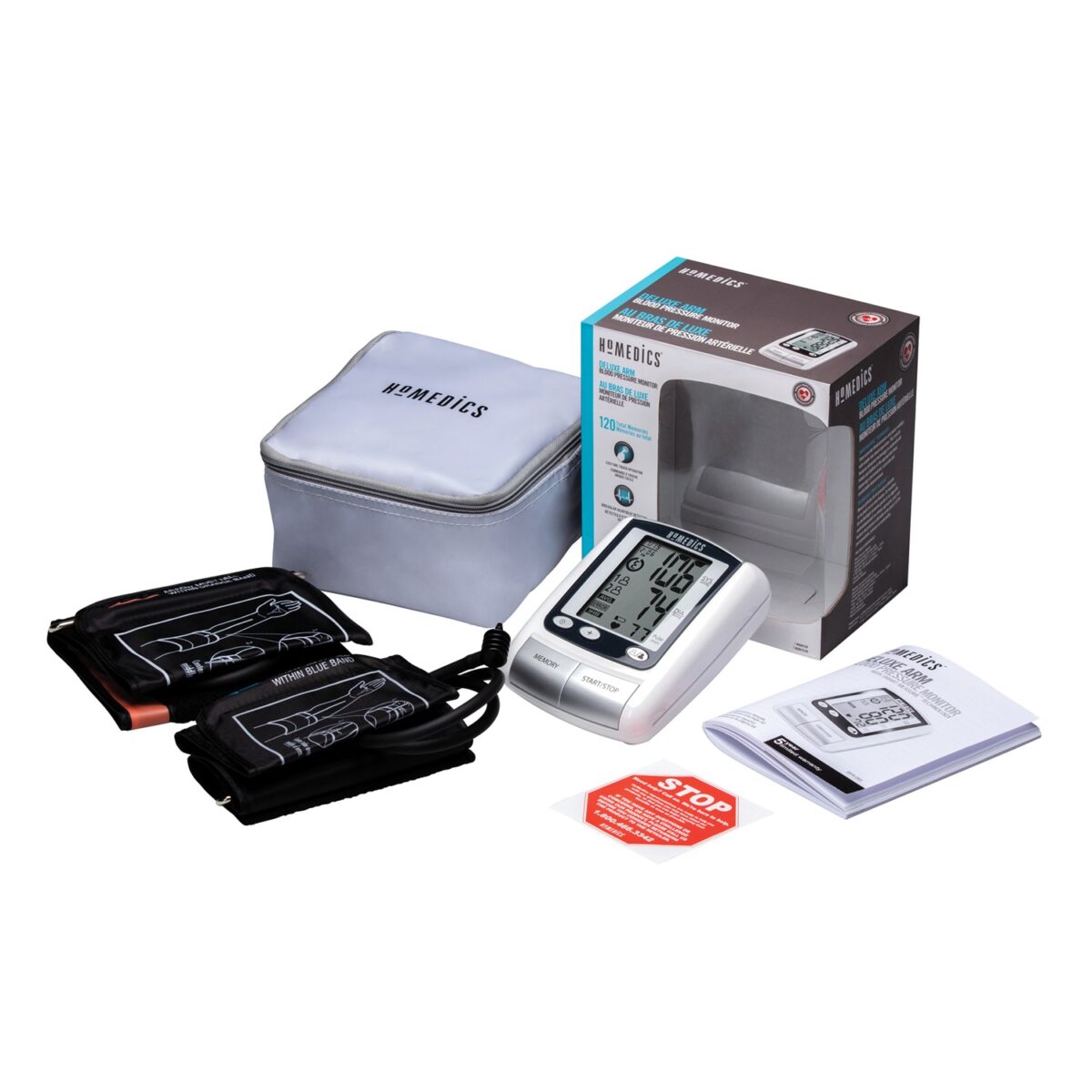 Máy đo huyết áp bắp tay HoMedics BPA065 công nghệ Smart Measure™ Technology - Ảnh 2