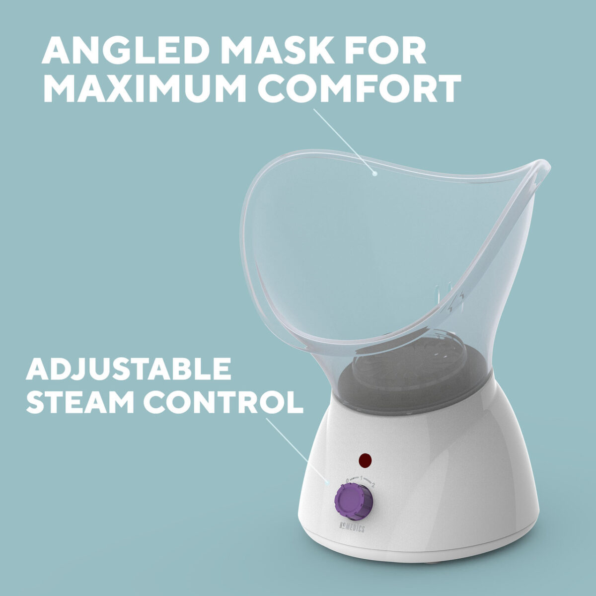 Máy xông hơi mặt tái tạo da Homedics FAC-40WTA(trắng)/FAC-40GYA(đen) - Ảnh 5