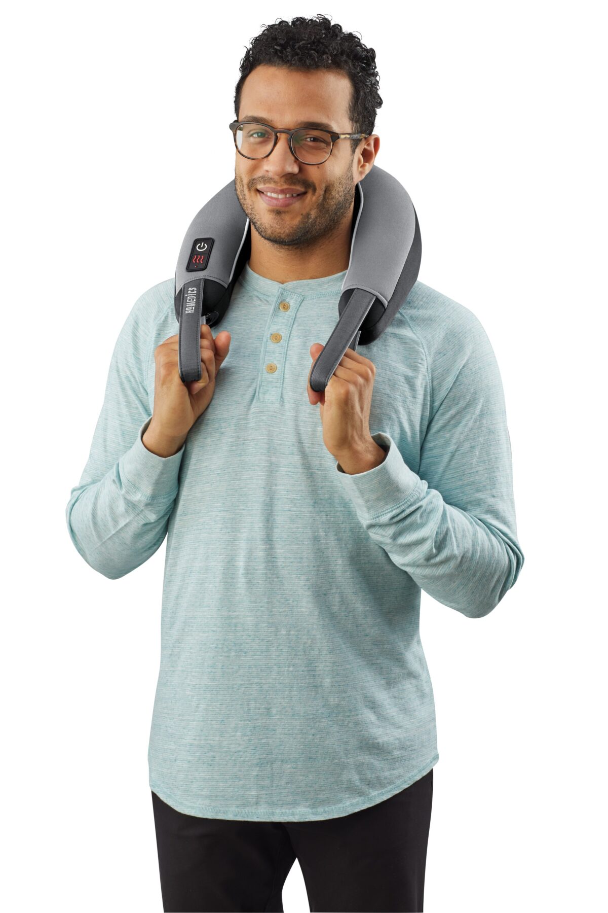 Đai massage cổ vai gáy kèm nhiệt hồng ngoại HoMedics Pro Therapy Vibration NMSQ-217HJ - Ảnh 3