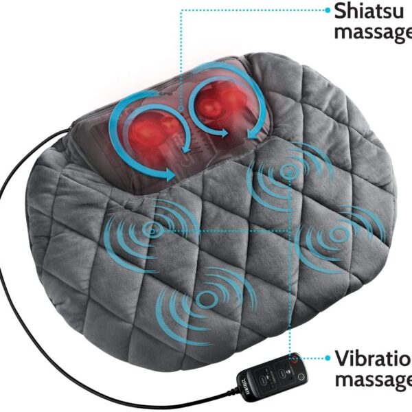 Gối Massage shitatsu body kèm nhiệt HoMedics SP-129HJA