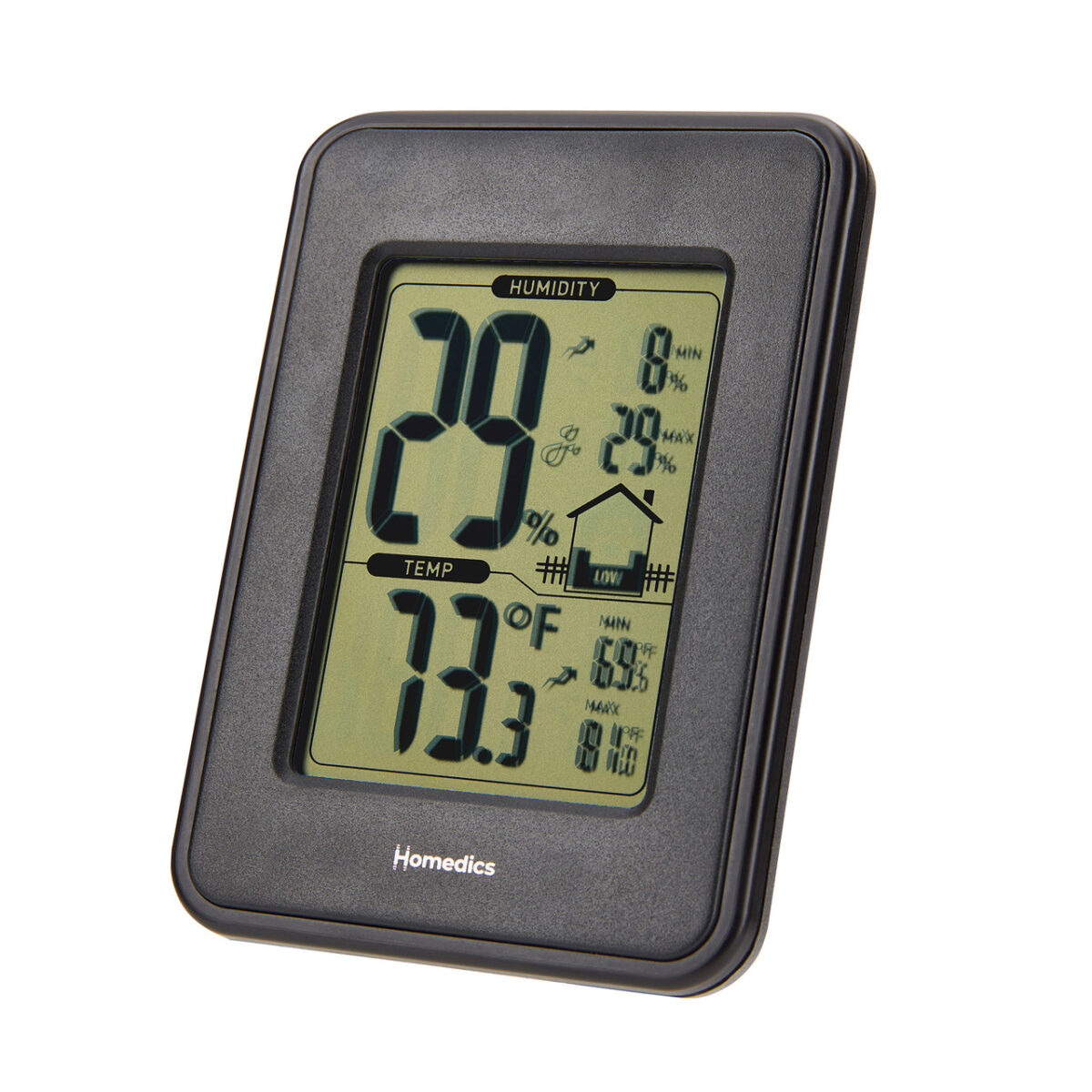 Nhiệt ẩm kế điện tử trong nhà Homedics UHE-HM100 - Ảnh 2