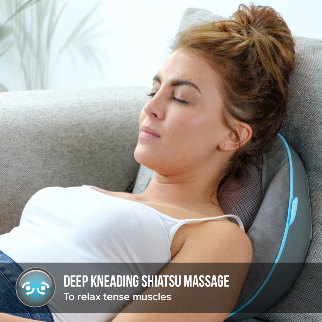 Gối massage cổ vai gáy HoMedics GSP-500H-GB