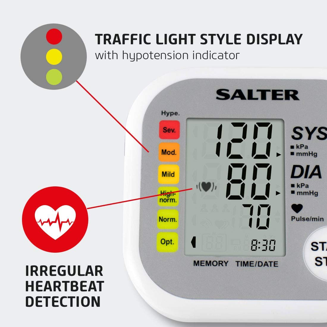 Máy đo huyết áp điện tử Salter GB-BPA9201EU