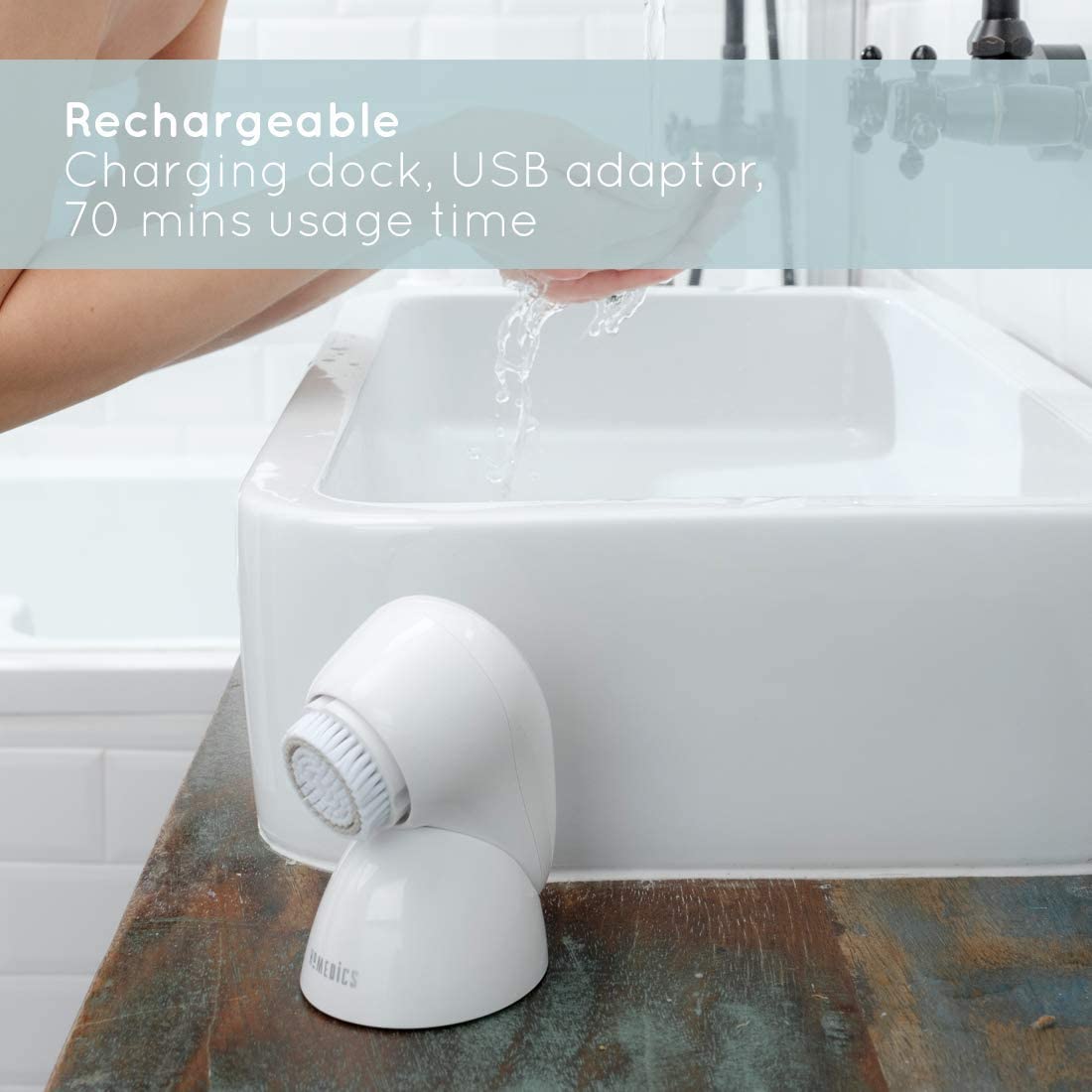 máy rửa mặt HoMedics FAC-700-EU