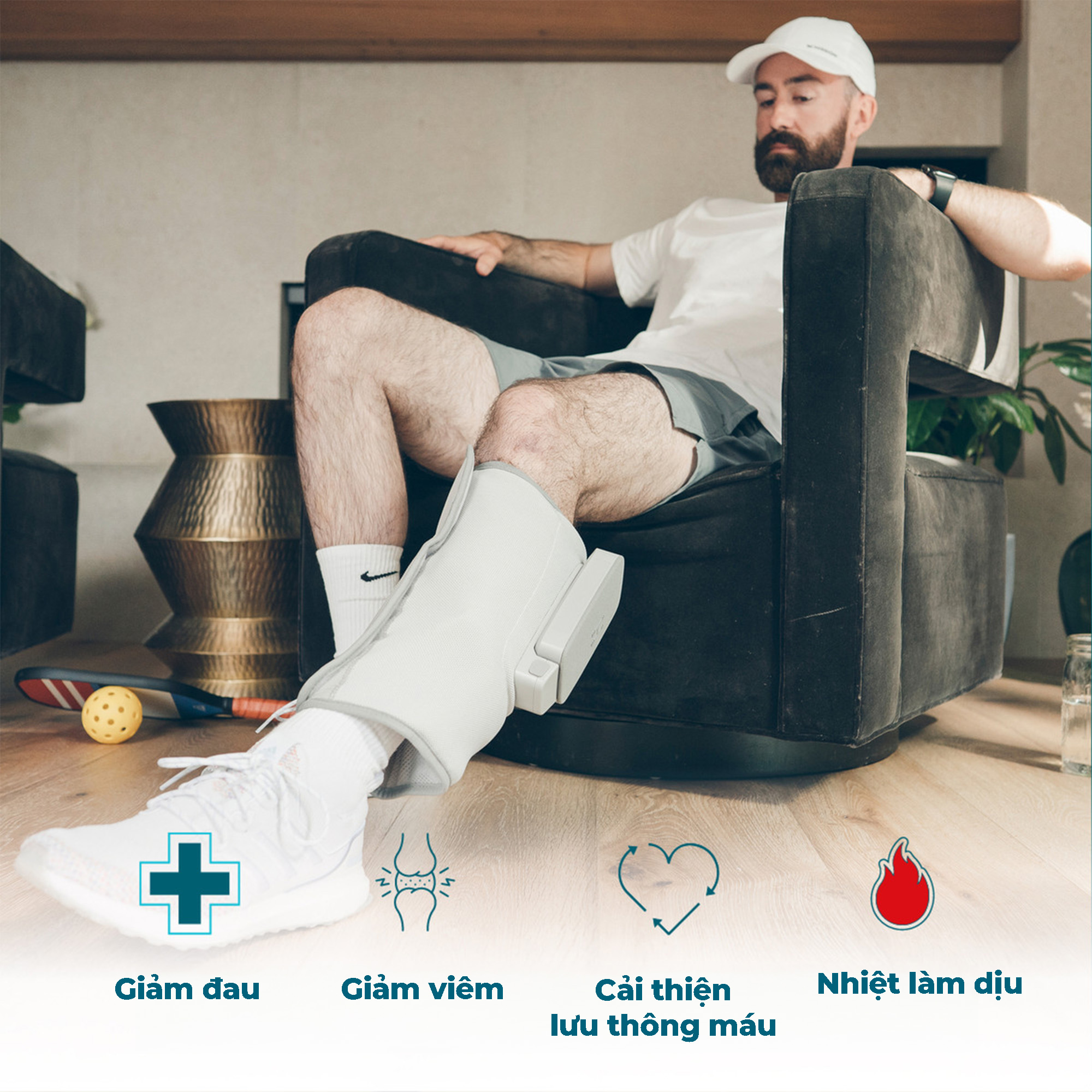 Máy massage bắp chân HoMedics SR-CMC10H