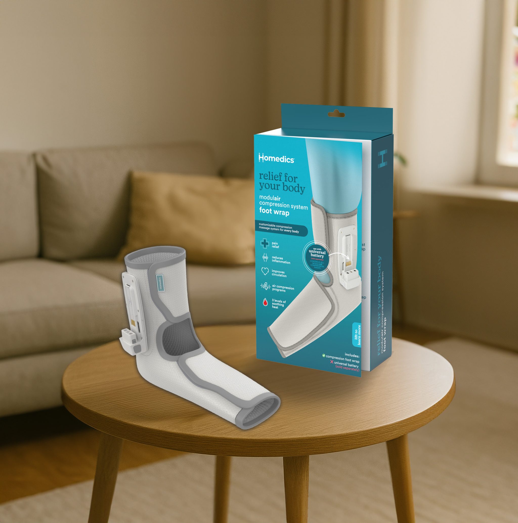 Máy massage cổ chân SR-CMF10H HoMedics