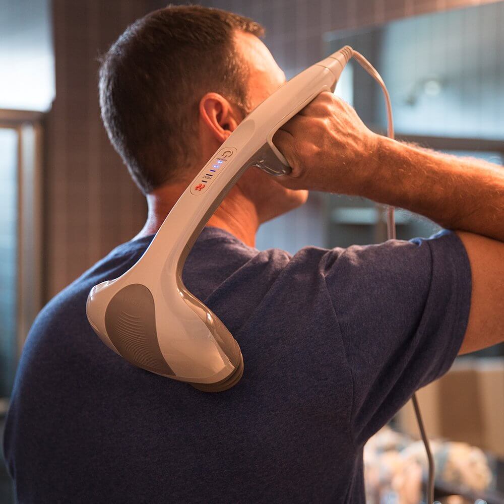 Dụng cụ massage cổ vai gáy cầm tay HoMedics