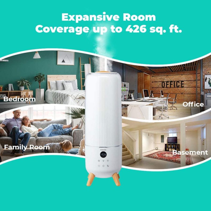 Máy tạo ẩm giải pháp hoàn hảo cho phòng điều hòa 4 Máy tạo độ ẩm không khí HoMedics