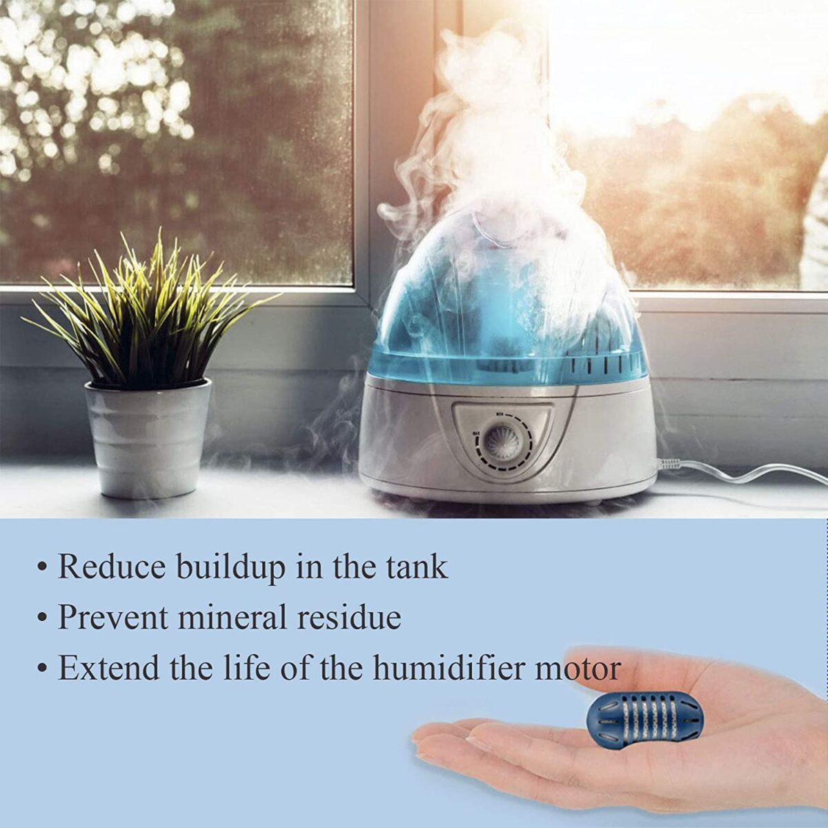 Máy tạo ẩm giải pháp hoàn hảo cho phòng điều hòa 5 Máy tạo độ ẩm không khí HoMedics