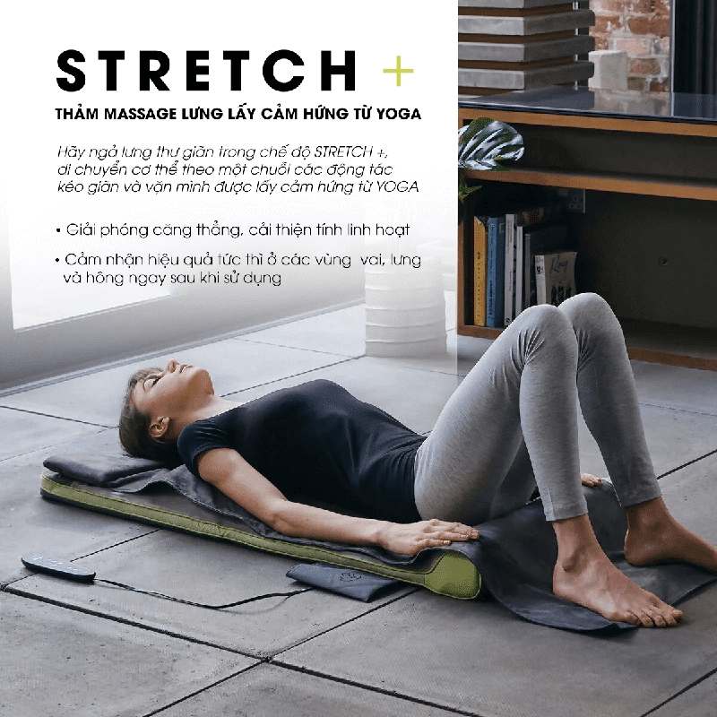 Đệm massage toàn thân HoMedics phục hồi cơ bắp hiệu quả
