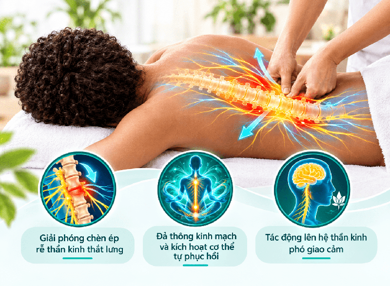 Massage Shiatsu hiệu quả với người đau lưng mãn tính