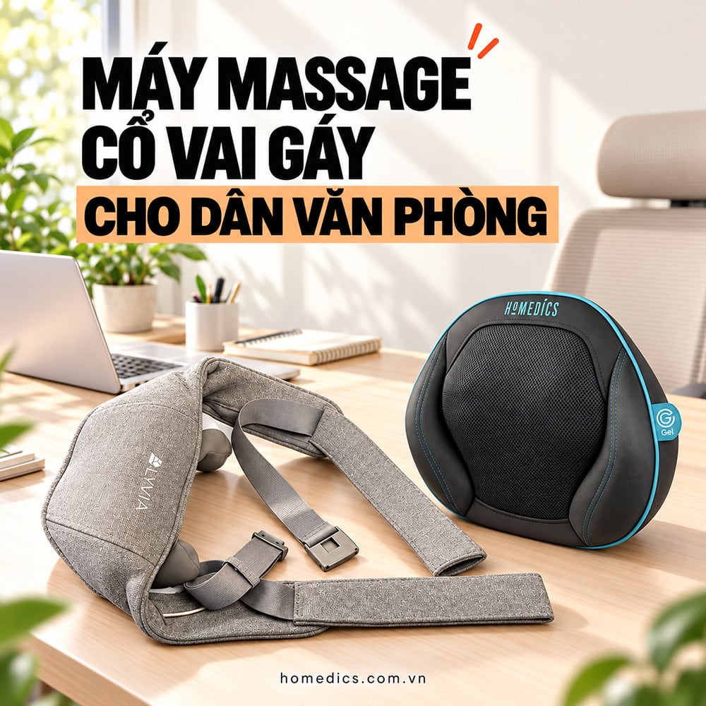 Máy massage cổ vai gáy cho dân văn phòng