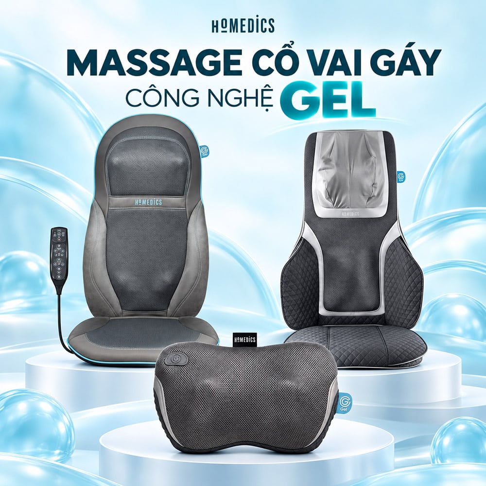 Máy massage cổ vai gáy công nghệ GEL