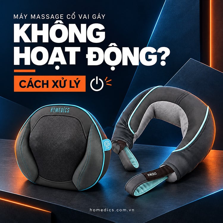 Máy massage cổ vai gáy không hoạt động và cách xử lý 2 Máy massage cổ vai gáy không hoạt động và cách xử lý
